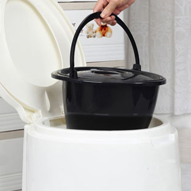 Frendorf | Zeitgenössische Kunststoff Urinal Standtoilette mit Sitz für das Badezimmer