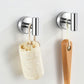 Frendorf | Modernes Badezimmer-Hardware-Set aus Edelstahl Gebürstetes Chrom Handtuchstange/Ring & Bademantel-Haken