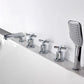 Frendorf | Zeitgenössischer Stil Badezimmer Wasserhahn Metall Aufsatzmontierter Badezimmer Wasserhahn