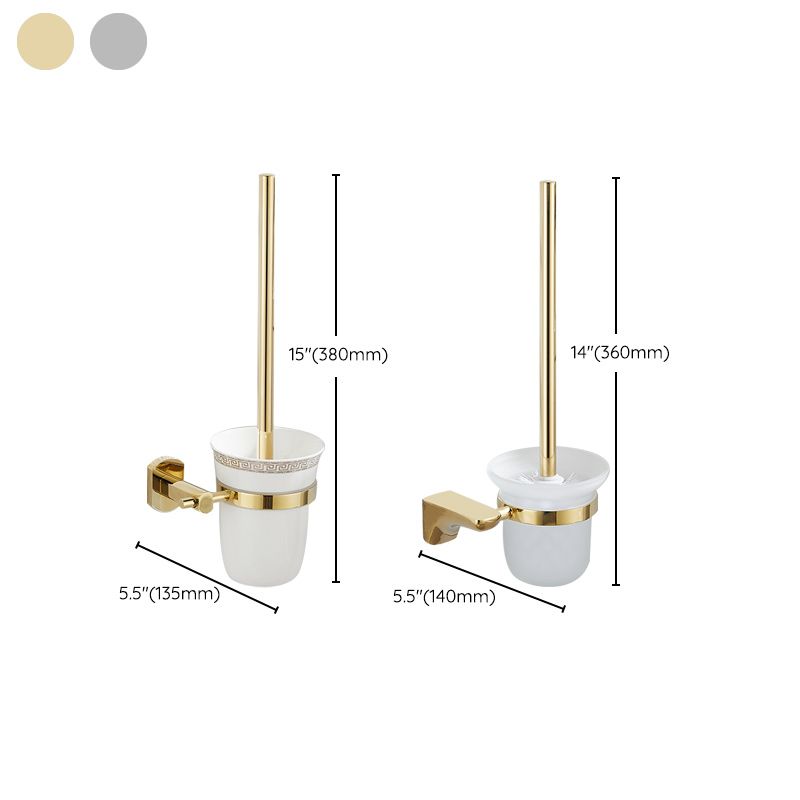 Frendorf | 2-teiliges Metall-Badaccessoire-Set Traditionelle WC-Bürste und Halter-Set
