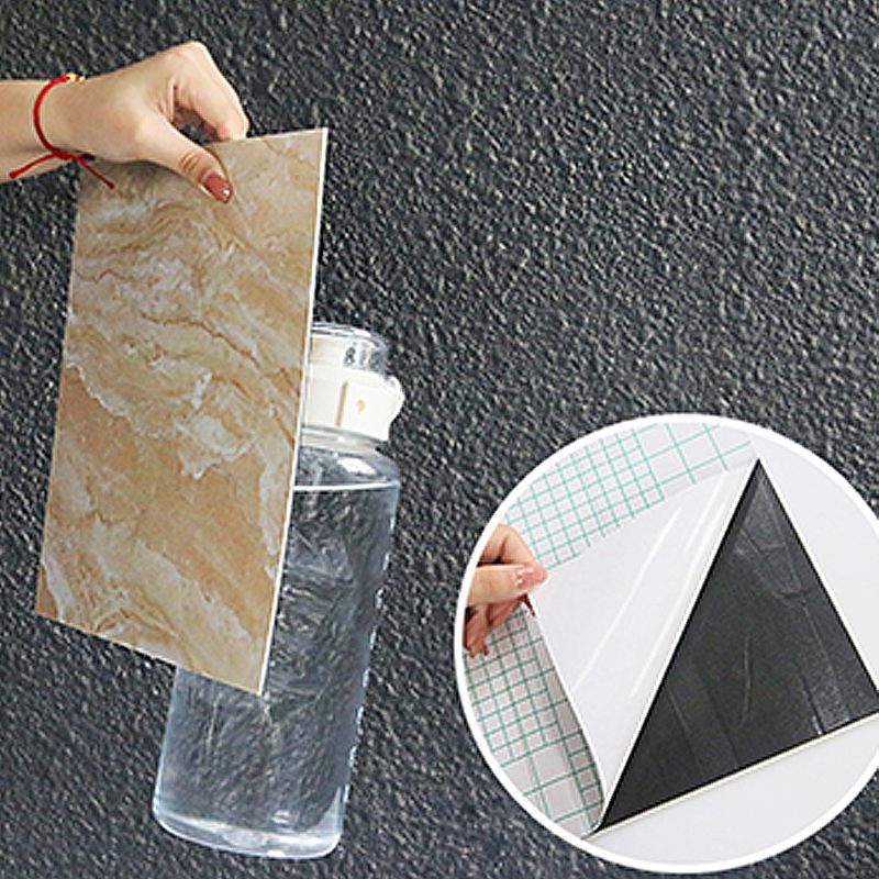 Frendorf | Modernes Peel and Stick Spritzschutz PVC Rechteckige Tapete für die Dusche