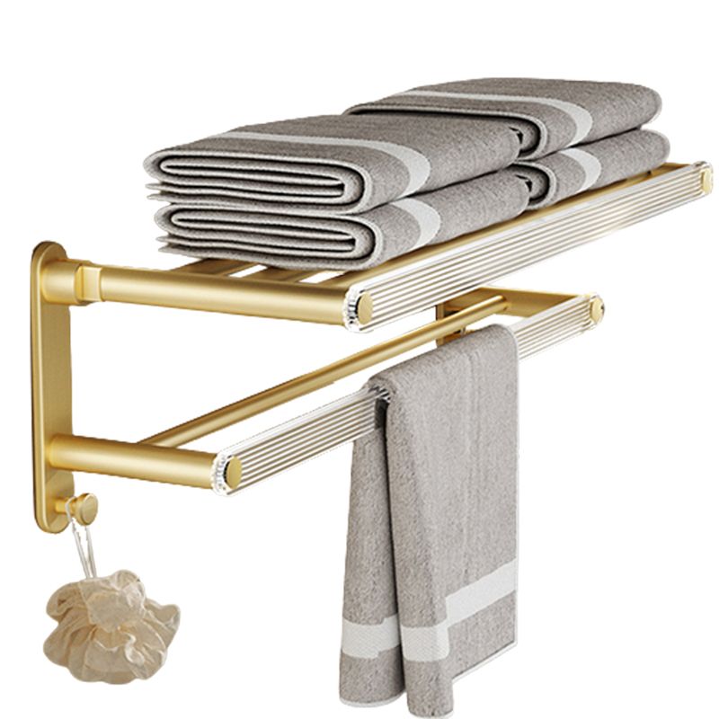 Frendorf | Modernes Badezimmerzubehörset aus Goldmetall und Acryl Badezubehörset