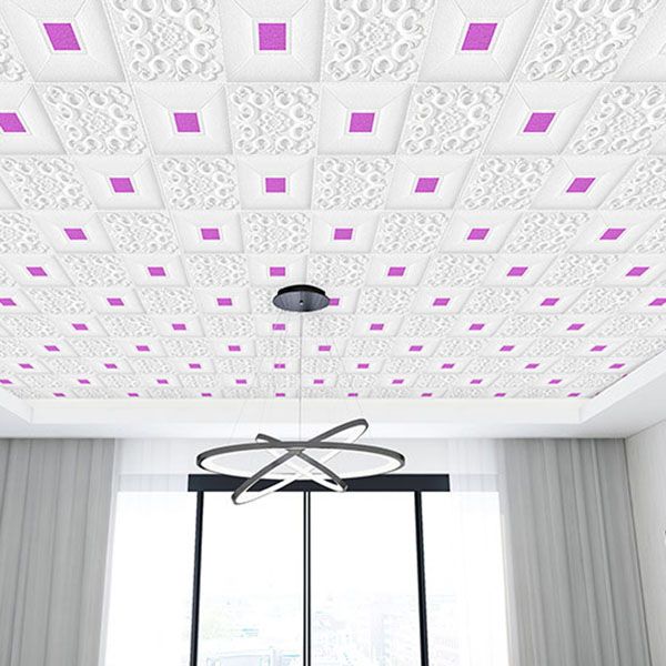 Frendorf | Modernes Zinn-Rückwandverkleidung Glatte Wand Decke XPE Baumwolle Set von 1