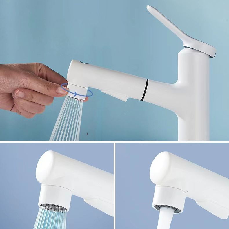 Frendorf | Moderner Waschbecken Wasserhahn Einfarbig Kupfer Waschbecken Wasserhahn für Badezimmer
