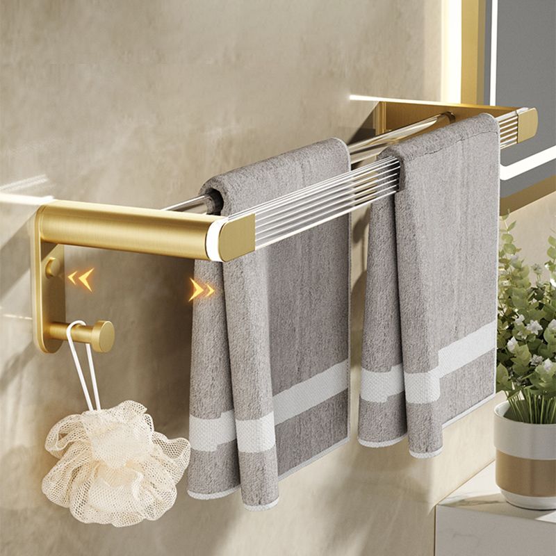 Frendorf | Modernes Badezimmerzubehörset aus Goldmetall und Acryl Badezubehörset