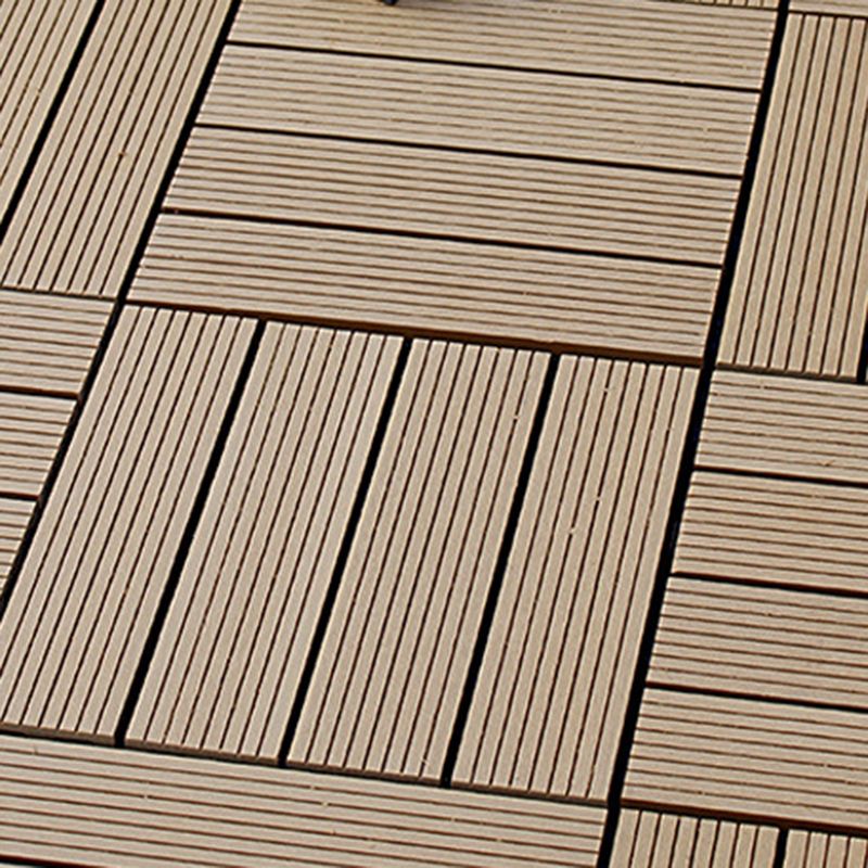 Frendorf | 12" X 12" 4-Slat Quadrat Deck-/Patio Bodenfliesen Schnapp-Installation Bodenbrettfliesen