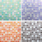 Frendorf | Kunststoff Peel & Stick Mosaikfliese Wasserdichte Peel & Stick Mosaikfliese mit quadratischer Form