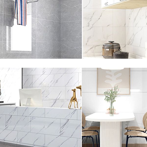 Frendorf | Modern Pearl Wandschalen PVC Wandzugangspanel zum Abziehen und Aufkleben für Badezimmer und Küche