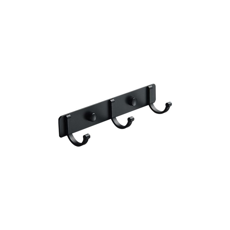 Frendorf | Modernes Badezimmer Zubehör Set Silber/Schwarz Badezimmer Accessoire Kit