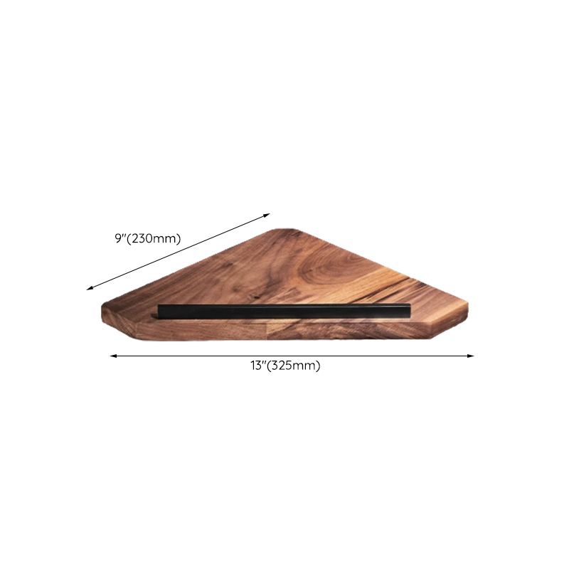 Frendorf | Holz- & Aluminium Badezimmerset Braun Badezimmerzubehörset
