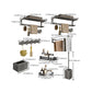 Frendorf | Modernes Badezimmerzubehör Set Graue Badezimmeraccessoires Hardware Set