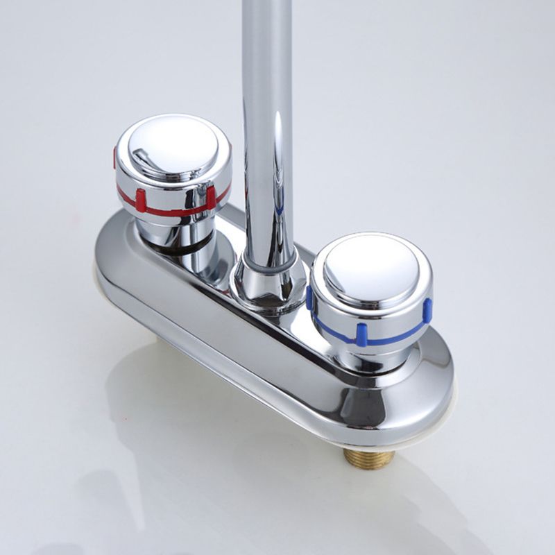 Frendorf | 1oder2-Griff Gebürstetes Nickel Weitverbreiteter Wasserhahn 2 Loch Center Set Waschbecken Wasserhahn