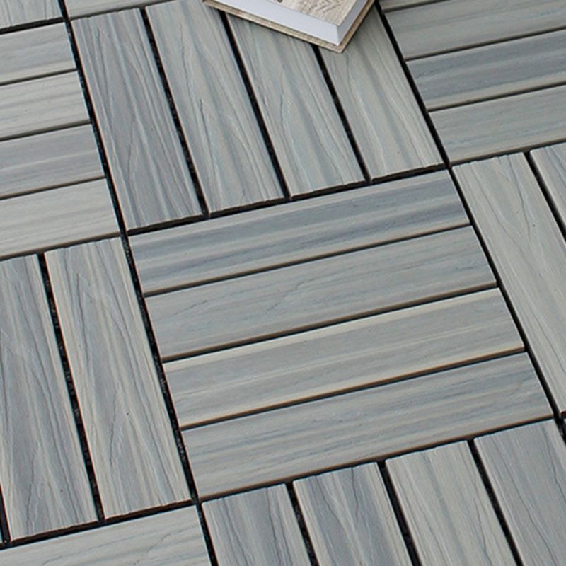Frendorf | 12" X 12" 4-Slat Quadrat PVC Bodenfliesen Mit Interlocking Installation Bodenplatten Fliesen