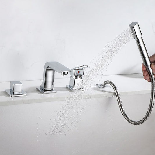 Frendorf | Badezimmer Wasserhahn Hebelgriff Messing Handbrause Waschbecken Wasserhahn