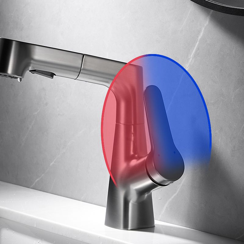 Frendorf | 1-Handgriff Gebürstetes Nickel Widespread Wasserhahn Einloch Badezimmer Gefäß Wasserhahn mit Messing