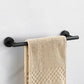 Frendorf | Modernes Badezimmer-Hardware-Set aus Edelstahl Gebürstetes Chrom Handtuchstange/Ring & Bademantel-Haken