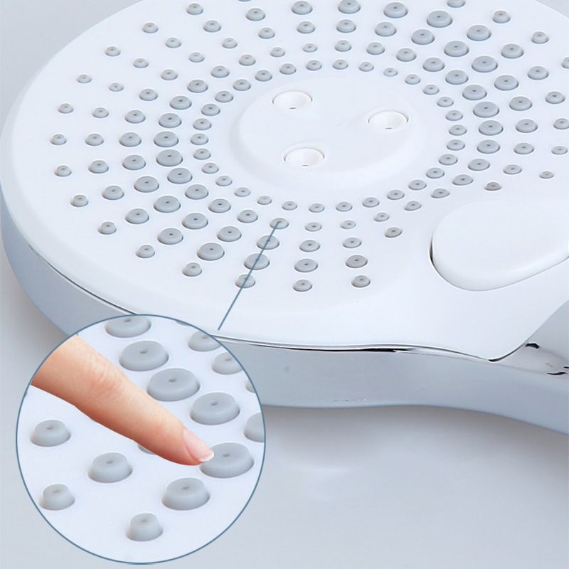 Frendorf | Basis Duschkopf Rund Kunststoff Handheld Duschkopf in Silber