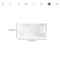 Frendorf | 10er-Pack PVC rechteckige Peel and Stick Fliesen Küche und Badezimmer Rückwand