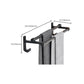Frendorf | Modernes Aluminium-Badezimmerzubehör-Set Matt Schwarz Badregal/Handtuchhalter/Papierhalter