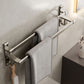 Frendorf | Graues Badezimmer Zubehör Set Zeitgenössischer Stil Aluminium Handtuchstange