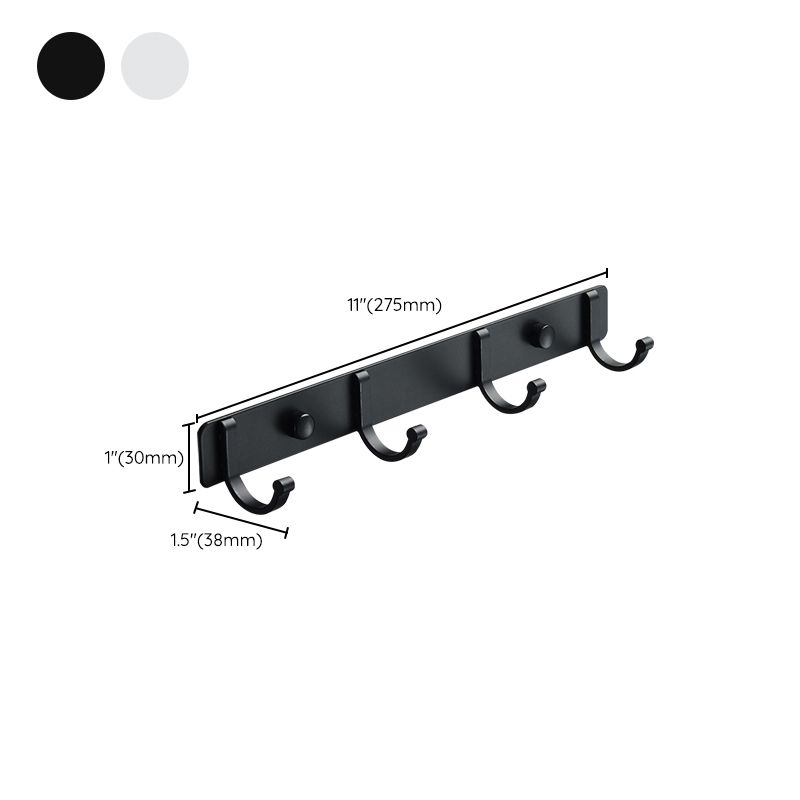 Frendorf | Modernes Badezimmer Zubehör Set Silber/Schwarz Badezimmer Accessoire Kit