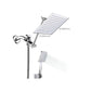 Frendorf | Pull down Dual Shower Head Square High Arch Shower Head Combo in Chrome
