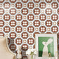 Frendorf | Peel and Stick Vinylboden PVC Muster-Vinylboden mit quadratischem Rand