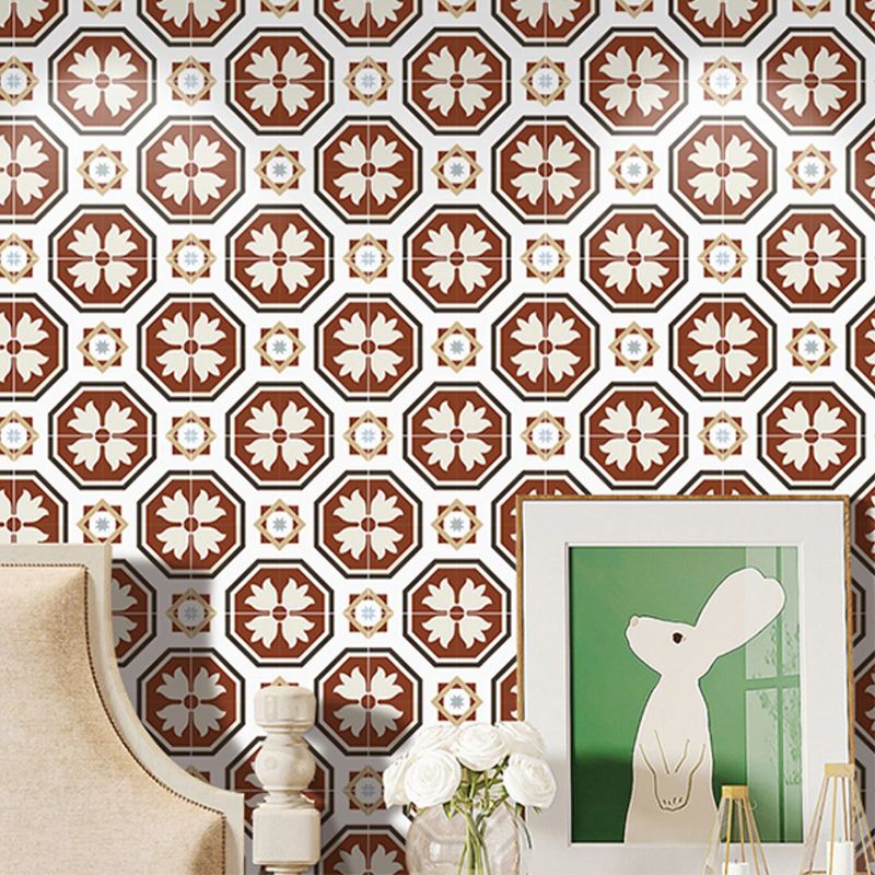 Frendorf | Peel and Stick Vinylboden PVC Muster-Vinylboden mit quadratischem Rand