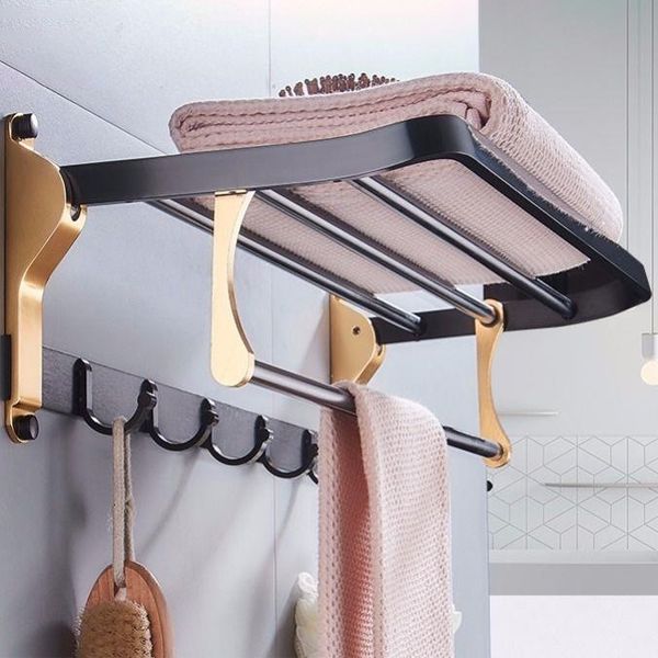 Frendorf | Modernes Badezimmerbeschläge Set Badregal Papierhalter Badezimmer Zubehörset