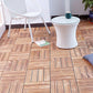 Frendorf | Kiefer Fußbodenfliese Wasserabweisend Klick-Lock Tradition Holzboden für Wohnzimmer