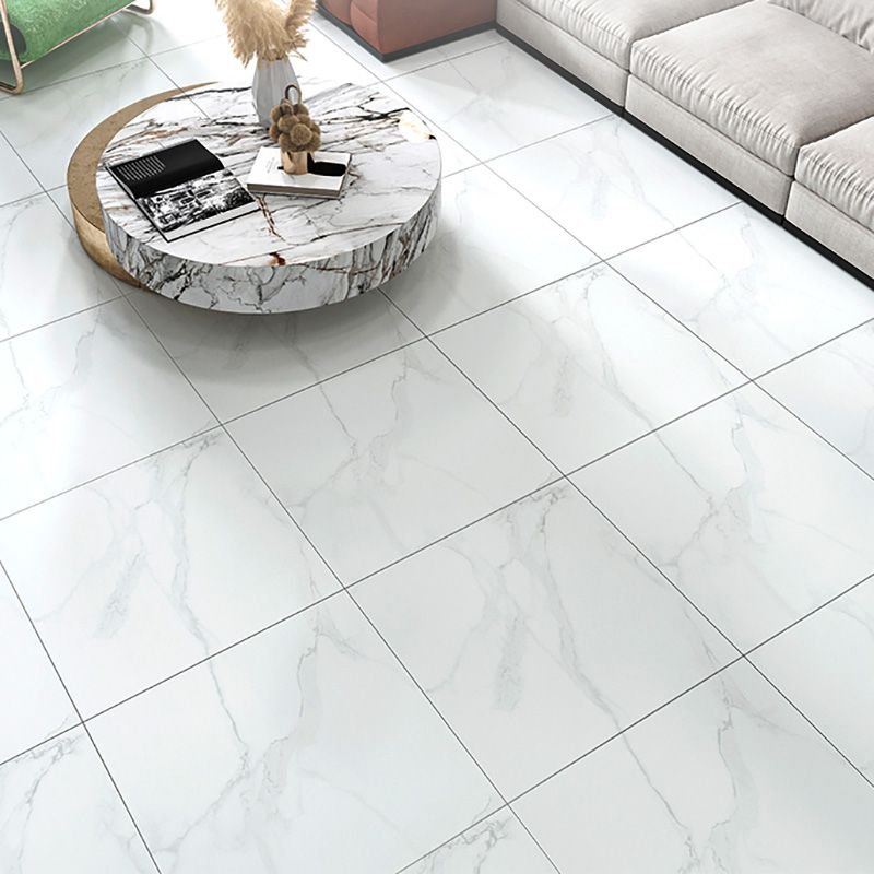 Frendorf | Home Vinylboden Peel and Stick Marmor-Optik quadratische PVC-Bodenbeläge für das Wohnzimmer