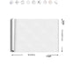 Frendorf | 23" X 196" PVC Abzieh- und Klebe-Wandtapete Küche und Badezimmer Wasserfeste Tapete