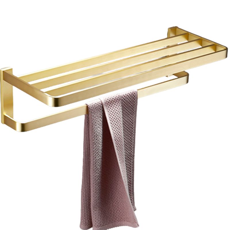 Frendorf | Gebürstetes Messing Badezimmer Hardware Set Retro Golden Badezimmer Zubehör Set