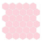 Frendorf | Selbstklebende Fliesen Einfarbig Hexagonal Kratzfest Selbstklebende Fliesen