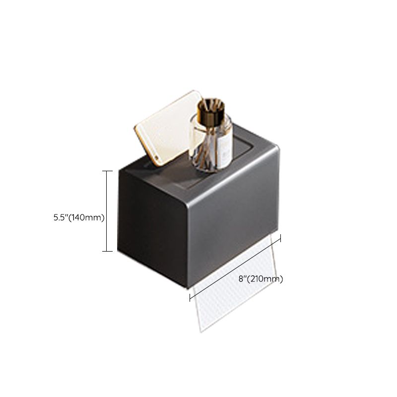 Frendorf | Moderne Badezimmer Zubehör Hardware Set Graue Handtuchstange Badregal Bad Hardware Set