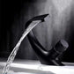 Frendorf | Knopfgriff Wasserhahn Zeitgenössischer Stil Wasserhahn mit Wasserfallauslauf