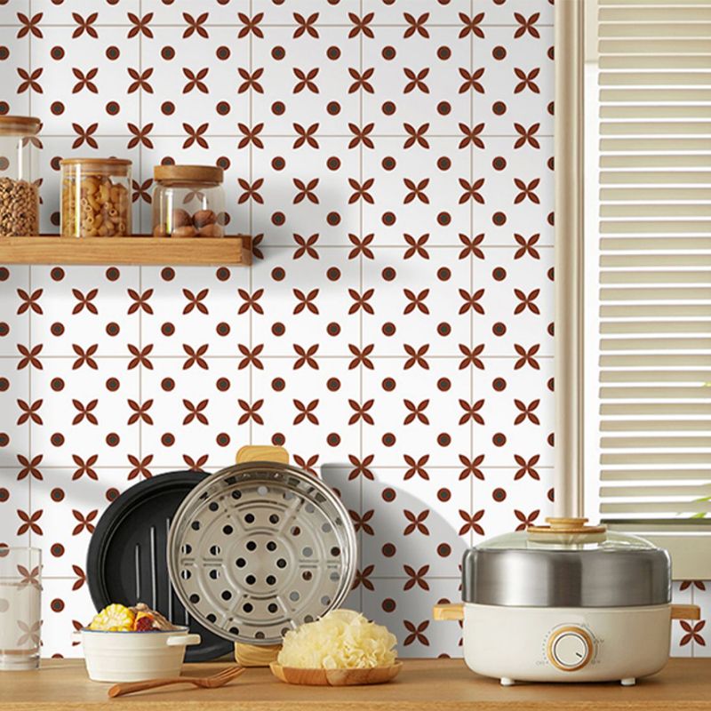 Frendorf | Peel and Stick Vinylboden PVC Muster-Vinylboden mit quadratischem Rand