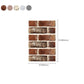 Frendorf | 3D Brick Peel and Stick Wandfliese PVC Peel and Stick Fliese für die Küche