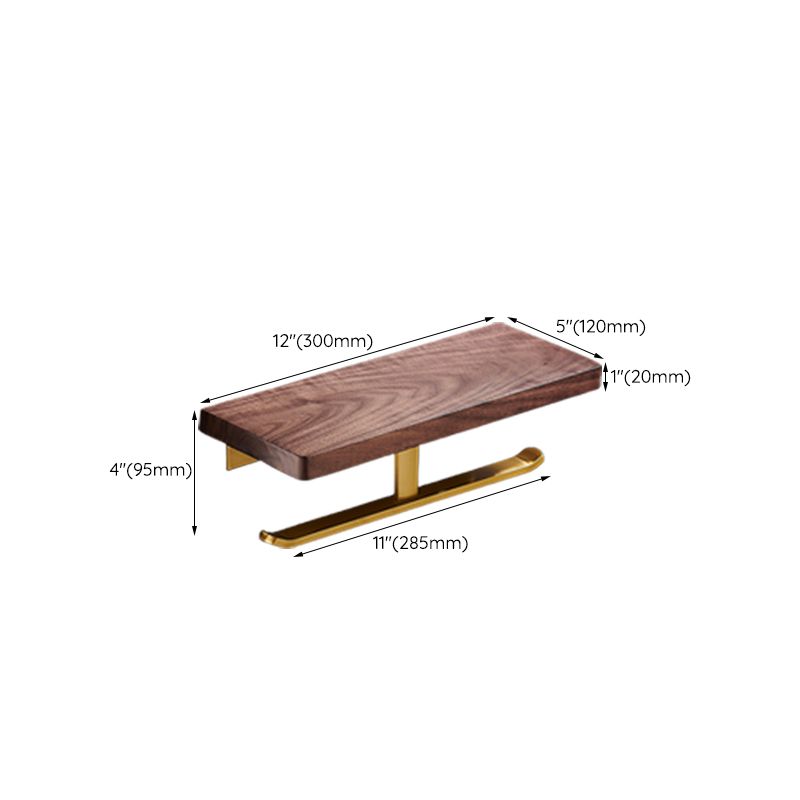 Frendorf | Traditionelles Badezimmer-Zubehörset Badregal Papierhalter Gold Badezimmer-Set