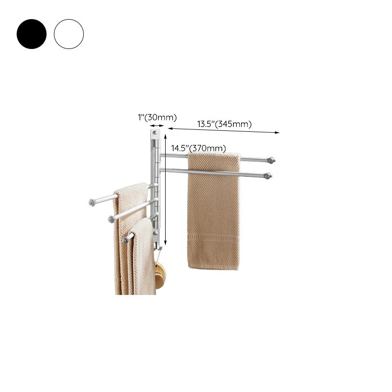 Frendorf | 2-teilige Handtuchstange aus Edelstahl Modern 13,6" B Badezimmer Zubehörset