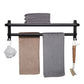 Frendorf | Modernes Aluminium-Badezimmerzubehör-Set Matt Schwarz Badregal/Handtuchhalter/Papierhalter