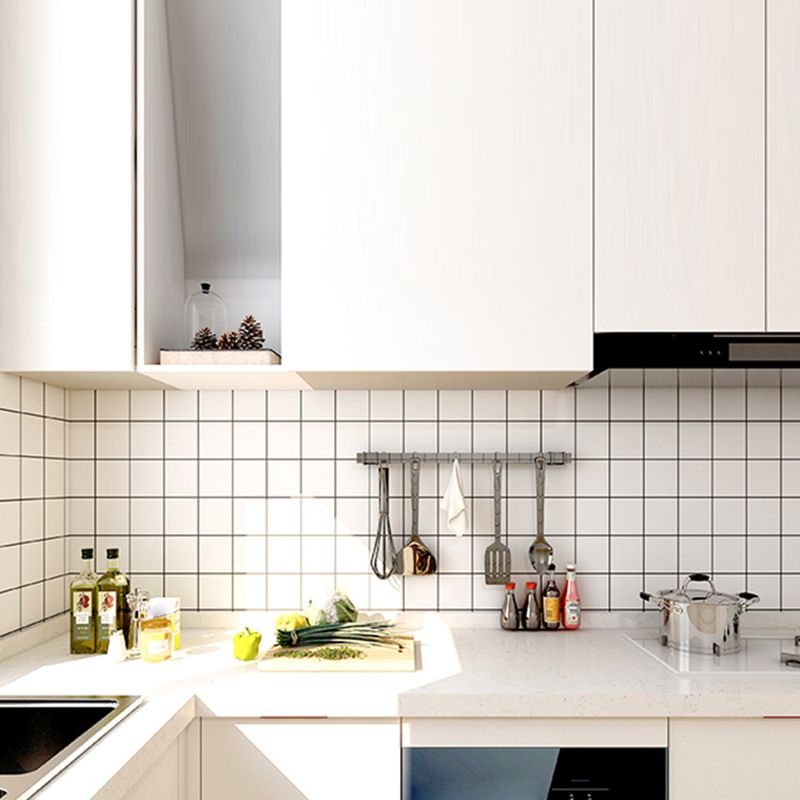 Frendorf | Modernes Mosaikfliesen Glatt Peel & Stick Rückwand Tapete für Küche