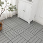 Frendorf | 30 cm X 30 cm 4-Slat Quadrat Deck/Patiobodenfliesen Schnapppassung Installation Bodenfliesen