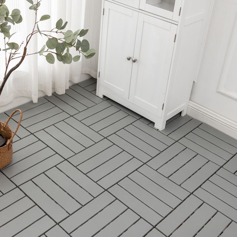 Frendorf | 30 cm X 30 cm 4-Slat Quadrat Deck/Patiobodenfliesen Schnapppassung Installation Bodenfliesen
