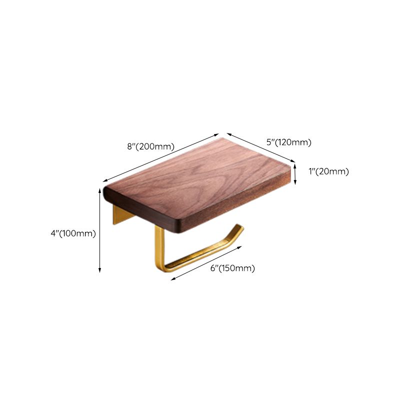 Frendorf | Traditionelles Badezimmer-Zubehörset Badregal Papierhalter Gold Badezimmer-Set