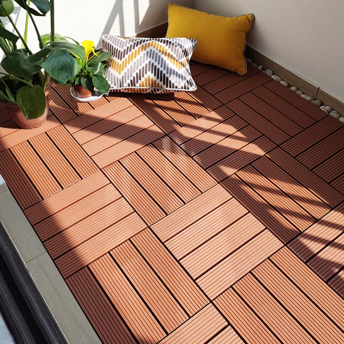 Frendorf | 11 Pack 12" X 12" Quadratische Deck-/Terrassenfliesen Snap Fit für Außenpatiofliesen