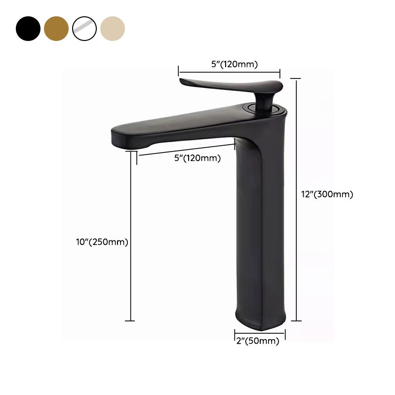 Frendorf | 1 Griff Vollkupfer Badezimmer Waschbecken Wasserhahn Nordic Modern Vanity Wasserhahn mit Abfluss