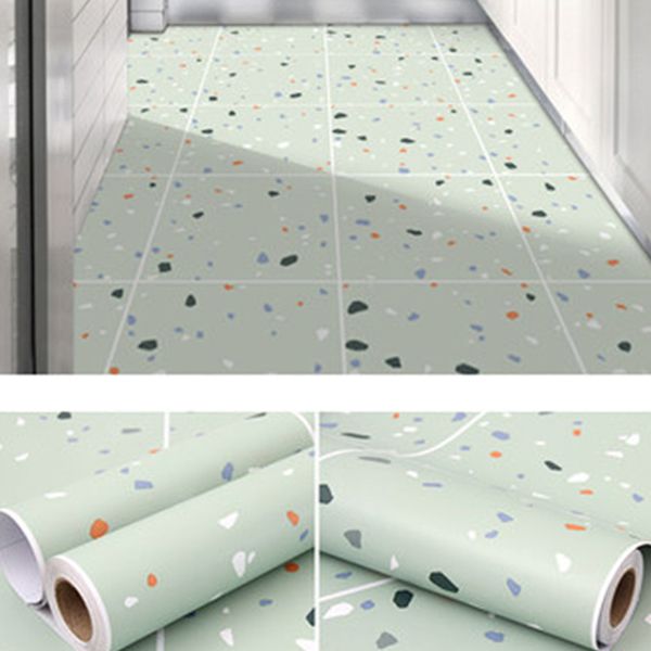 Frendorf | Modernes PVC-Boden Geometrisches Muster Peel and Stick Vinyl-Planke Boden