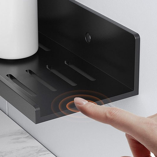 Frendorf | 2-teiliges modernes Badezimmer-Hardware-Set Badregal aus Aluminium
