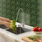 Frendorf | Peel & Stick Mosaikfliese Quadrat Kunststoff Fleckenresistente Fliese - Peel & Stick für Dusche